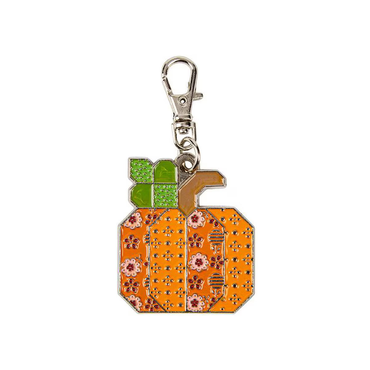 Lori Holt Pumpkin Enamel Charm