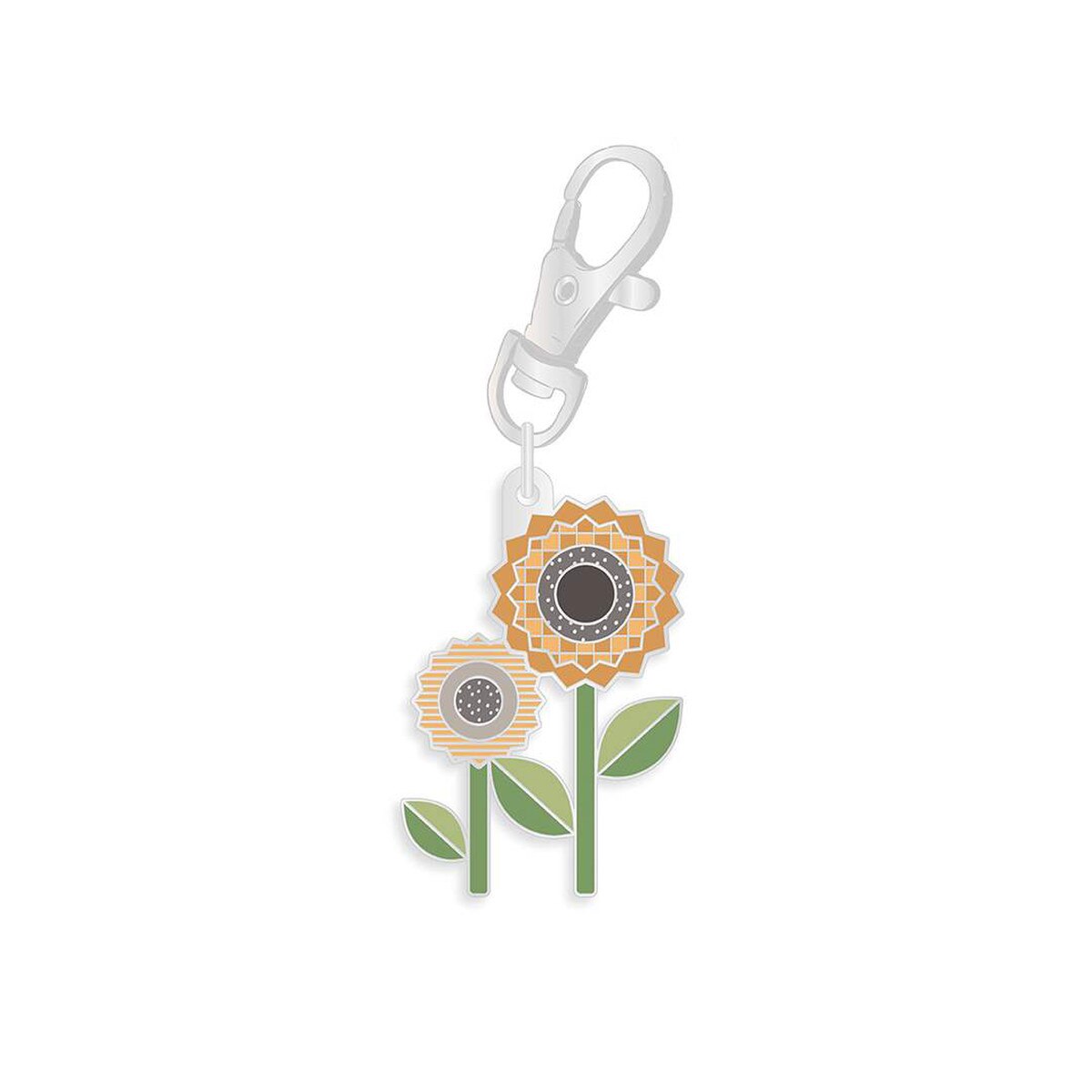 Lori Holt Sunflower Enamel Charm