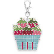 Lori Holt Berry Basket Enamel Charm