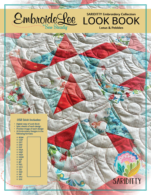 Sariditty - Embroidelee - Lotus & Pebbles