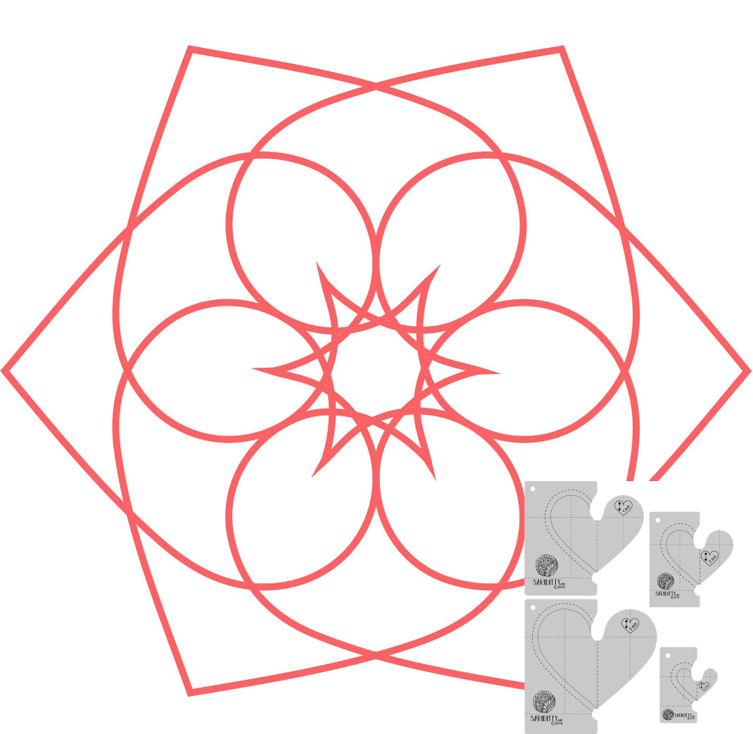 Sariditty - Valentine Ruler Set