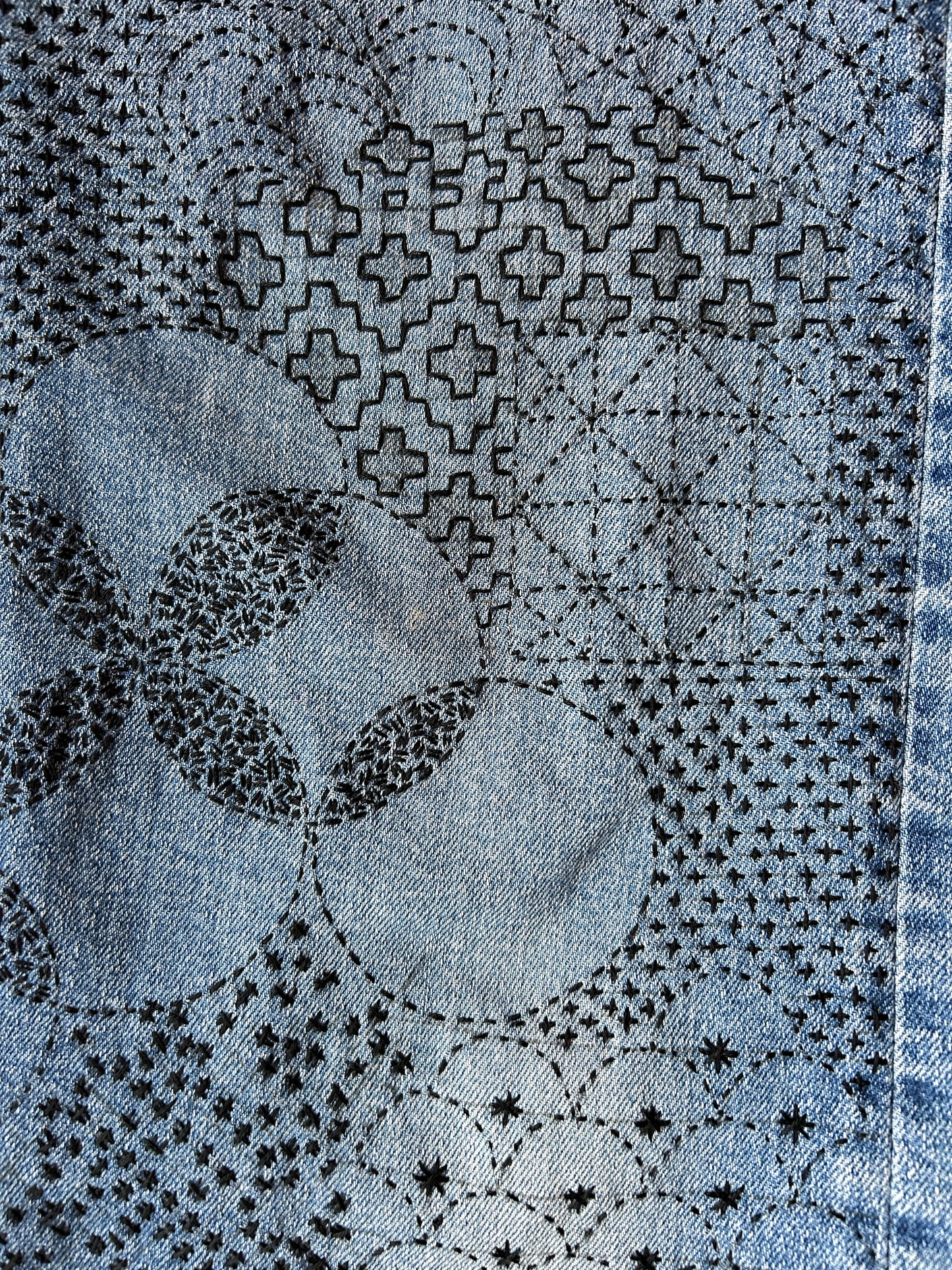 Sashiko Style Visible Mending—Hand Embroidery