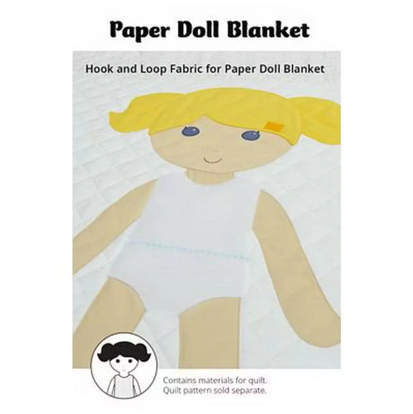 Paper Doll - Blanket Hook & Loop Fabric