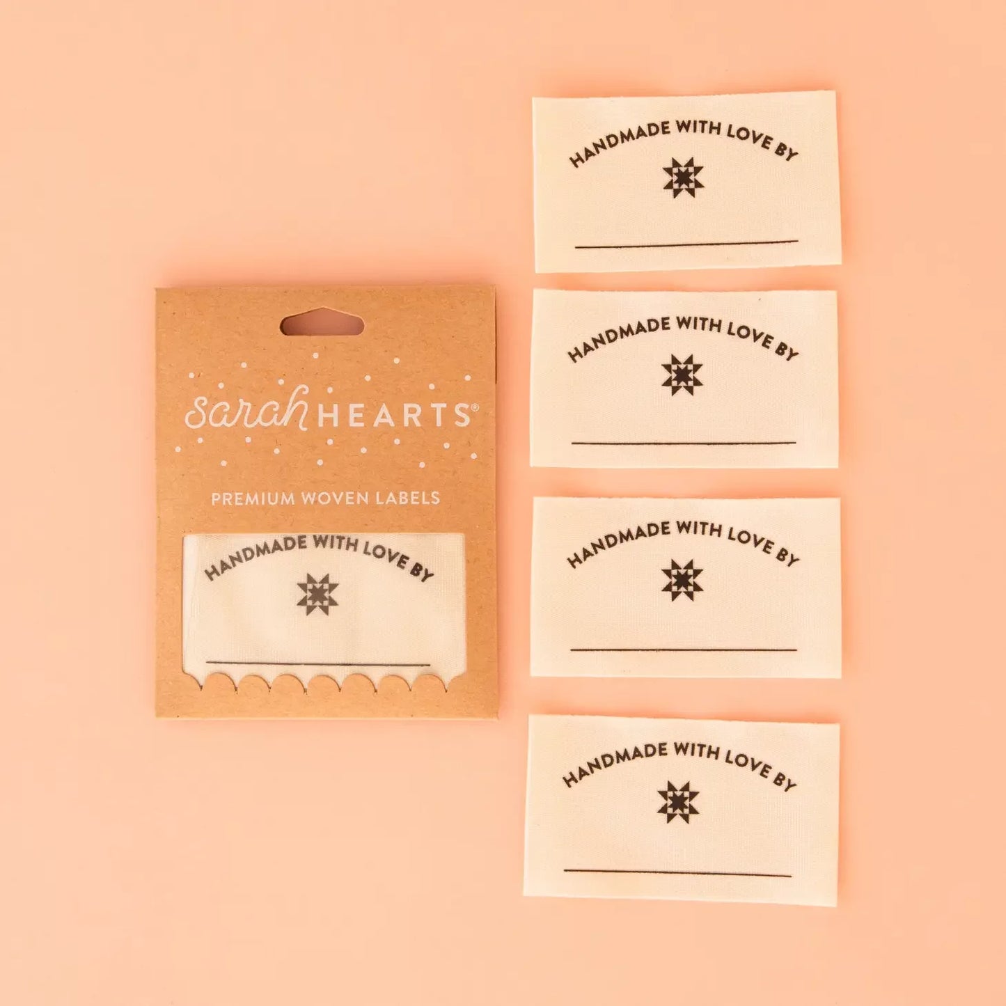 Handmade with Love - Label - Organic Cotton 4pc