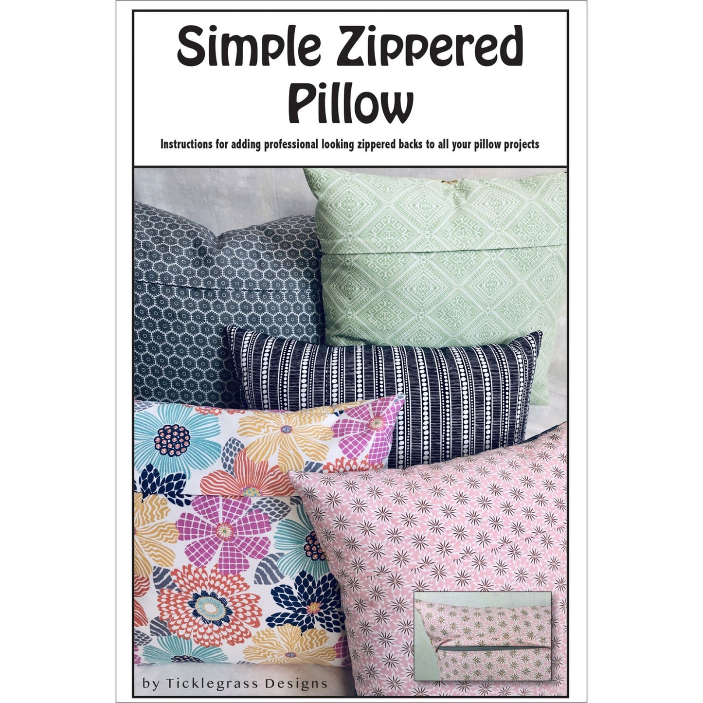 Simple Zipper Pillow
