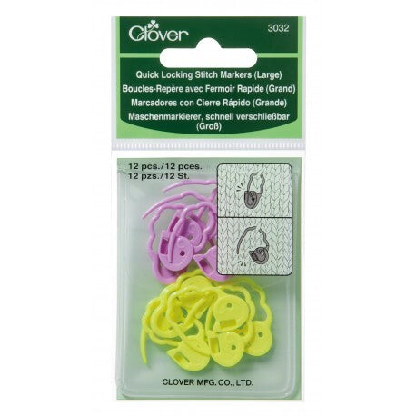 Stitch Markers Quick Locking - Large