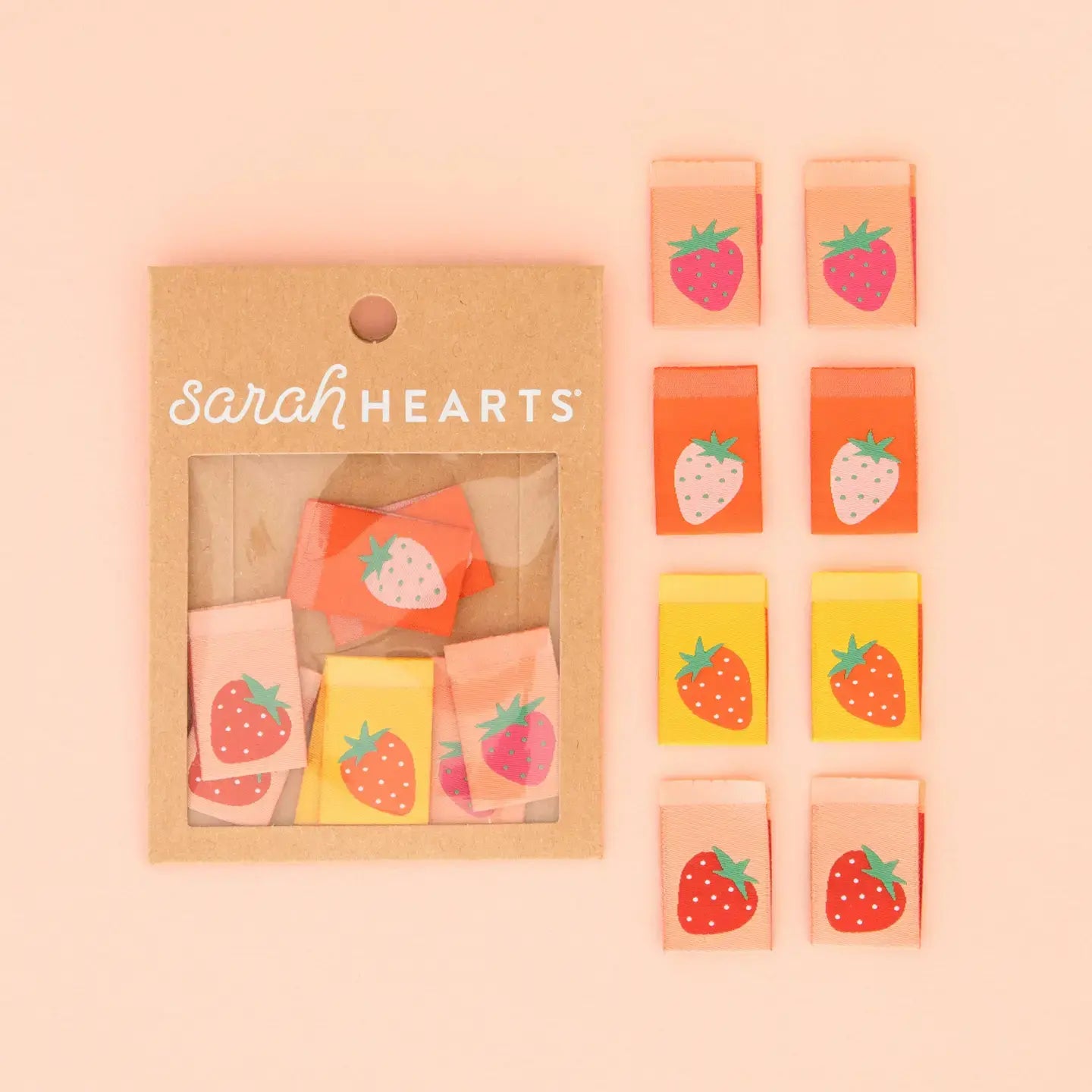 Strawberry - Label 8pc