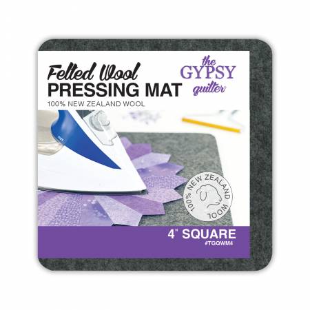 Wool Pressing Mat 4" x 4" x 1/2"in Thick