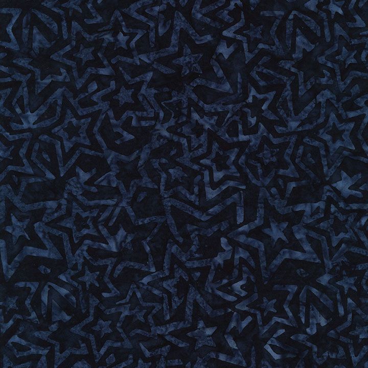 Batik - Patriot Pride - Packed Star Outline - Patriot