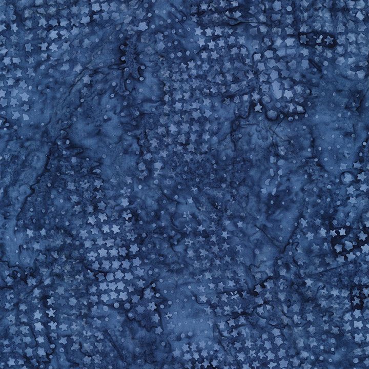 Batik - Patriot Pride - Stars & Dots - Navy