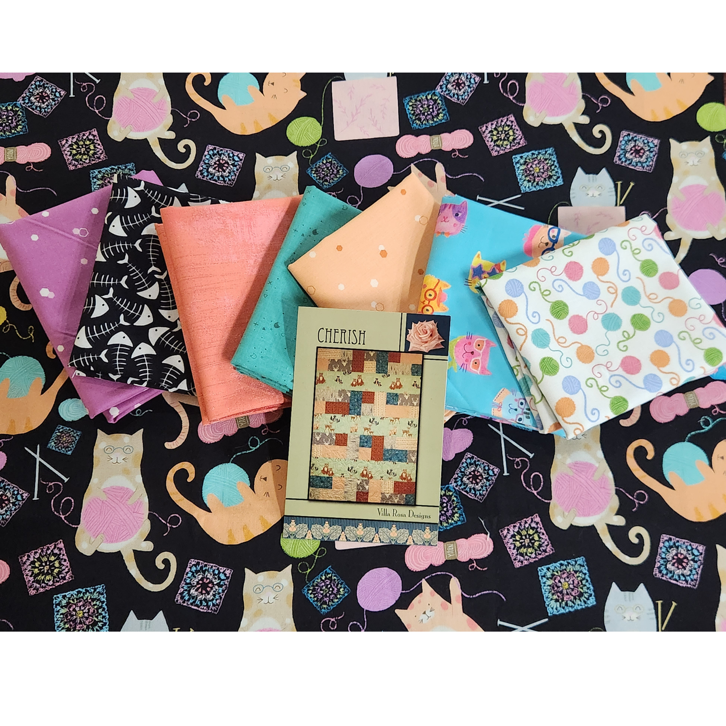 Cherish -ed Paws Quilt Kit