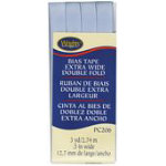 Bias Tape X Wide Double Fold Lt Blue