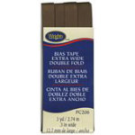 Bias Tape X Wide Double Fold Mocha