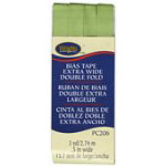 Bias Tape X Wide Double Fold Leaf Green