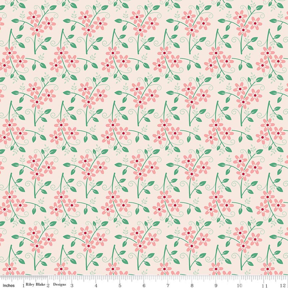 108"Wideback Berry & Sage - Bouquet - Latte