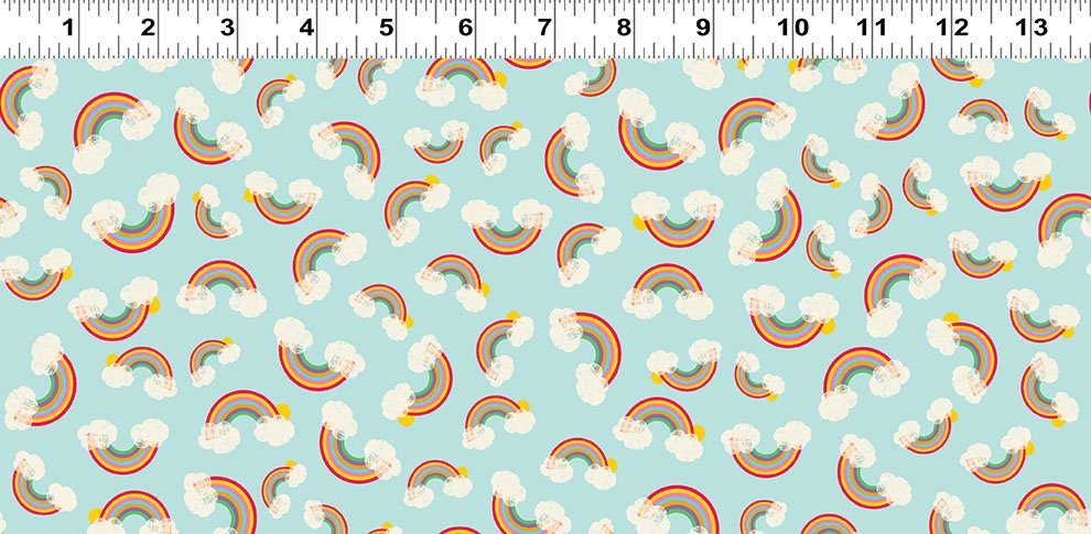 Noah & Friends 2 - Rainbows - Turquoise