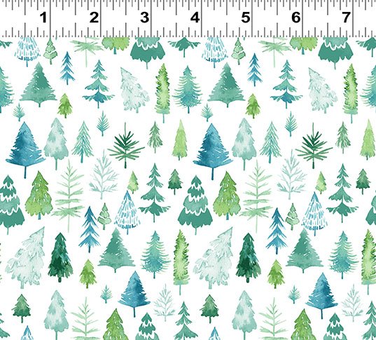 Santa Paws - Trees - Teal