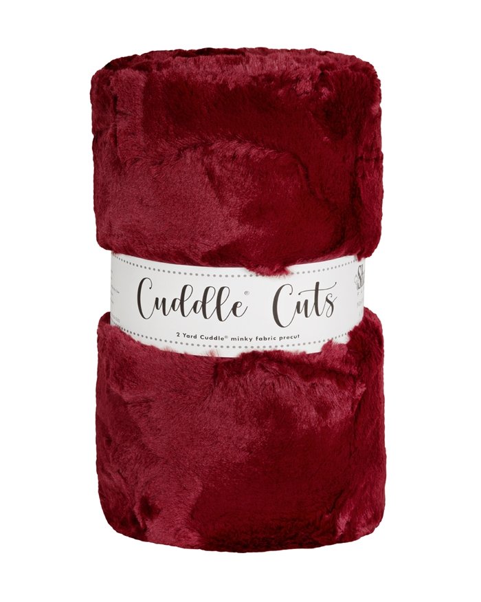 2 yd Luxe Cuddle Cut - Hide Merlot