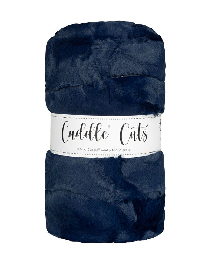 2 yd Luxe Cuddle Cut - Hide Navy