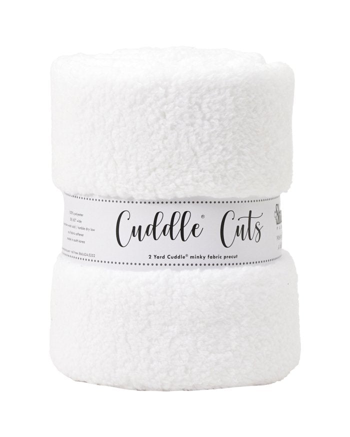 2 Yd Luxe Cuddle Cut - Sherpa White