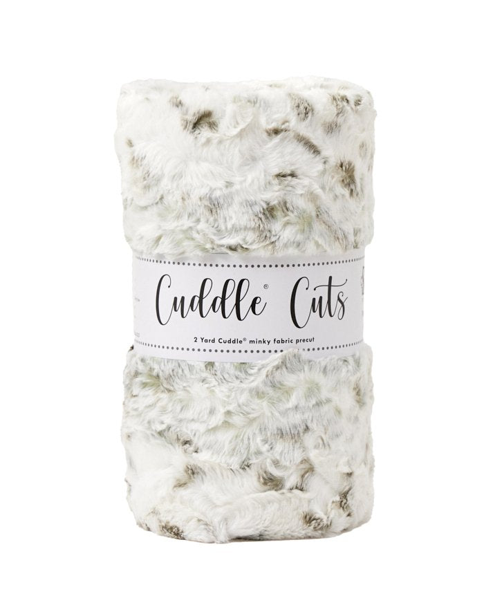 2 Yd Luxe Cuddle Cut - Snowyowl Basil