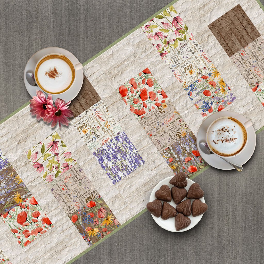 Ice Jam - Postcard Table Runner Pattern