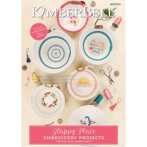 Happy Place Embroidery Projects - Embellishment Kit