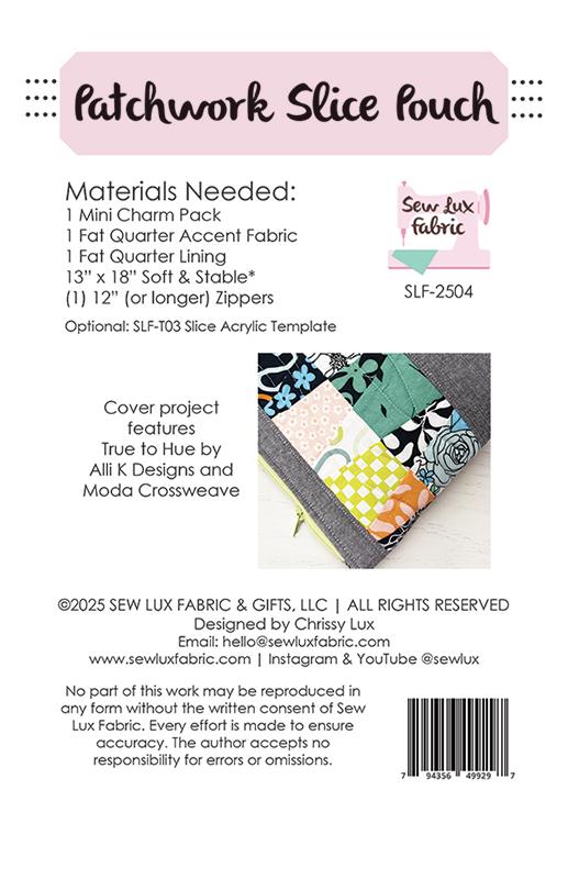 Patchwork Slice Pouch