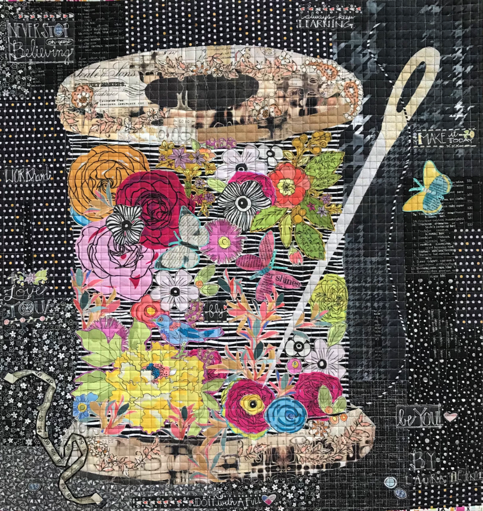 Spool of Flowers Collage