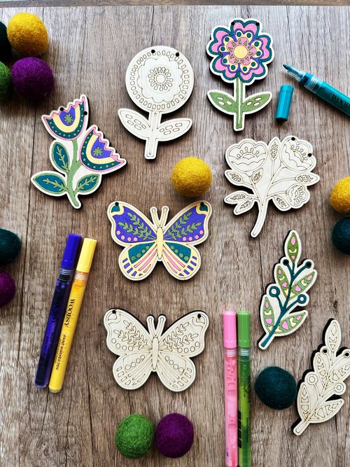 Folksy Flower Garland Kit