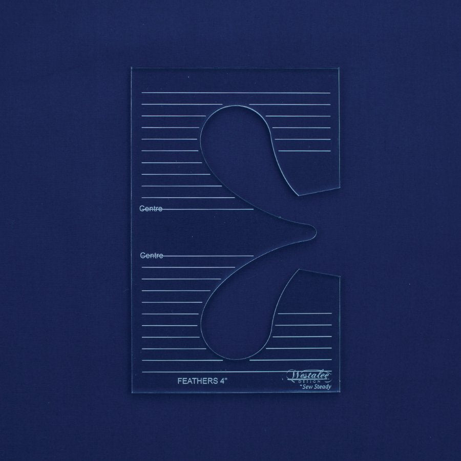 Westalee Feather Template Set - Long Arm