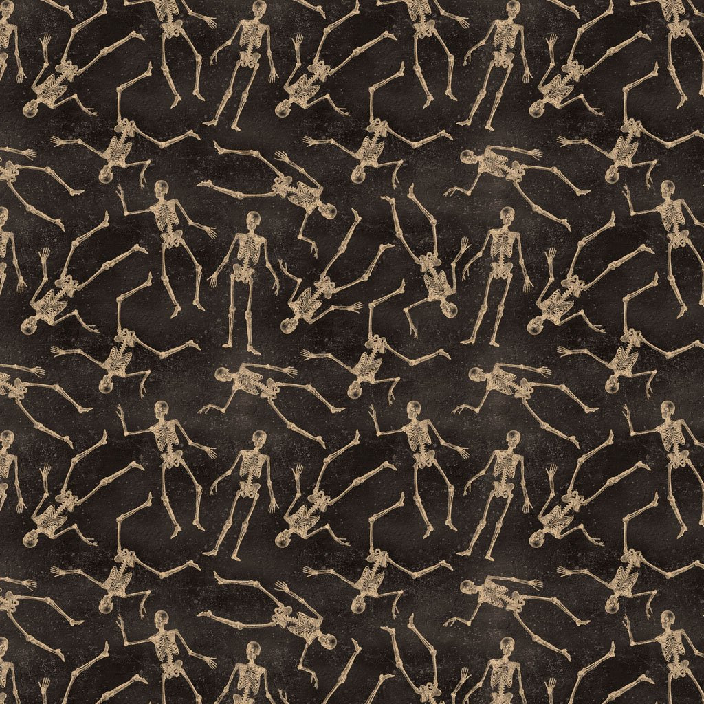 Gothic Halloween - Skeletons - Black