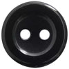 Basic 2 Hole Shirt button 13mm Black 5pc