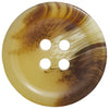 Basic Marble Round Button 20mm Cream 5pc