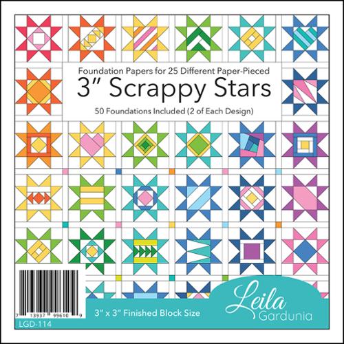 Scrappy Stars 3" Finished Blocks