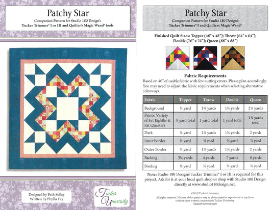 Patchy Star - Quilt Pattern