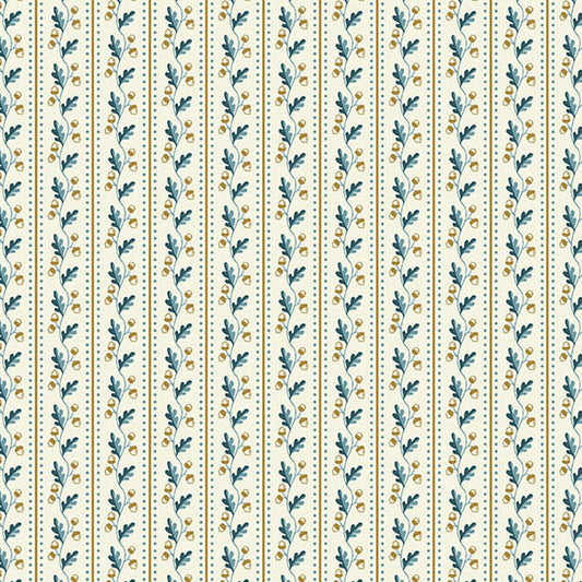 Oakleigh - Leaf Stripe - Cream
