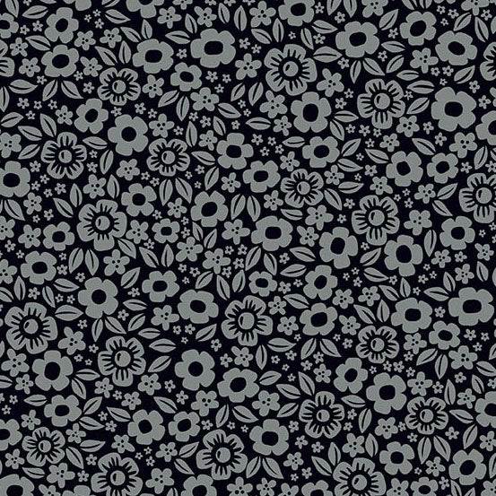 Ghostly Garden - Floral Fright - Black