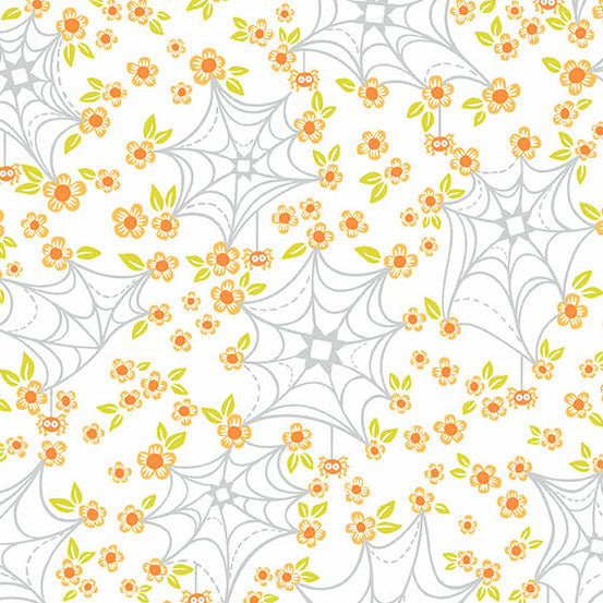 Ghostly Garden - Web Bloom - White