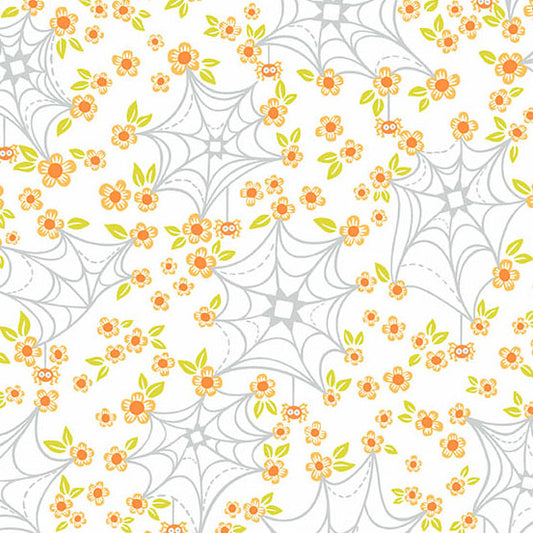 Ghostly Garden - Web Bloom - White