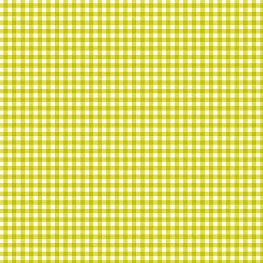 Ghostly Garden - Bitty Gingham - Green
