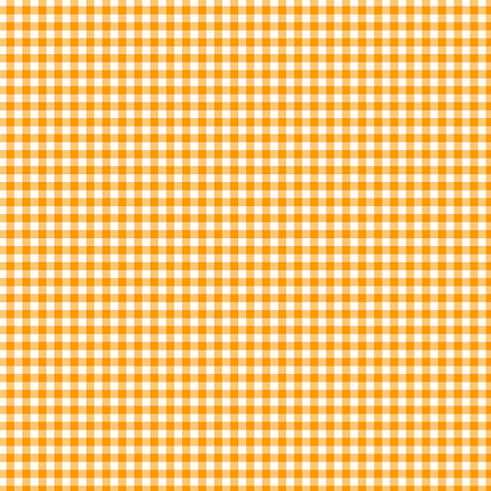 Ghostly Garden - Bitty Gingham - Orange