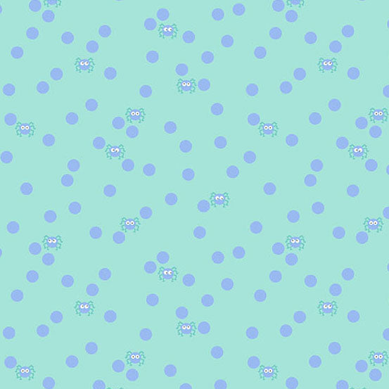 Ghostly Garden - Spin and Spot - Aqua