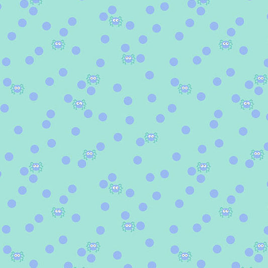 Ghostly Garden - Spin and Spot - Aqua