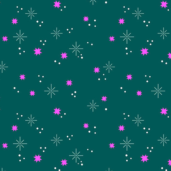 Ghostly Garden - Stardust - Teal