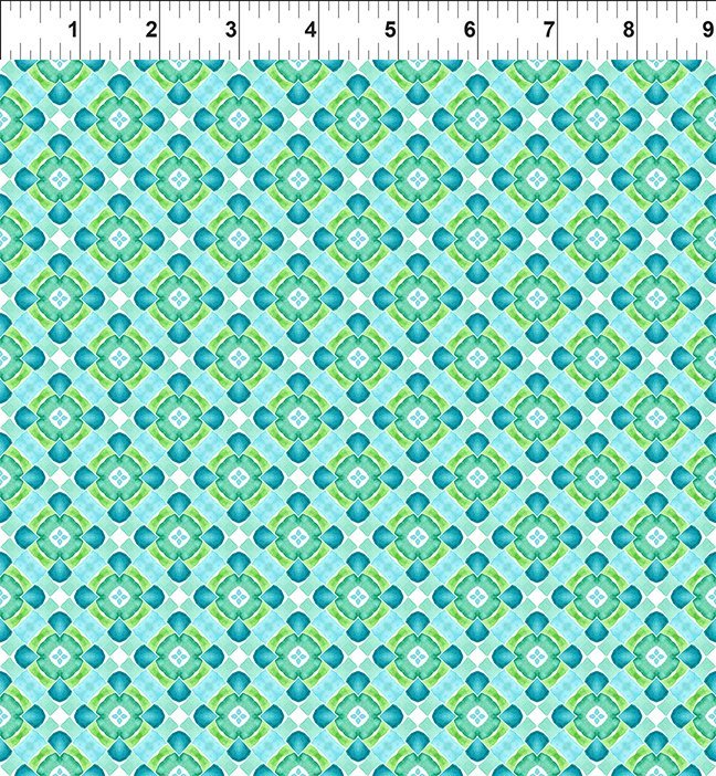 Dragon Friends - Geo - Teal