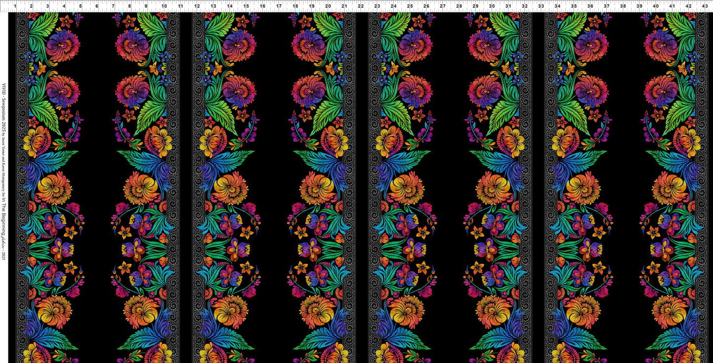 Vivid - Sewposium25 - Small Border - Multi