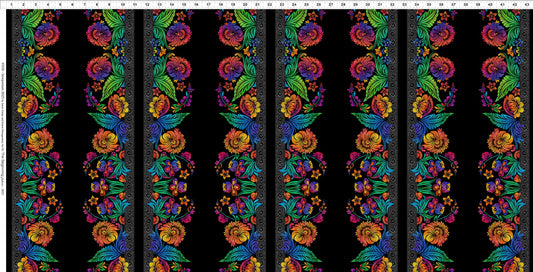 Vivid - Sewposium25 - Small Border - Multi