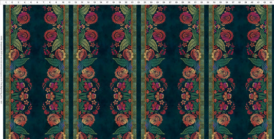 Vivid - Sewposium25 - Small Border - Spice