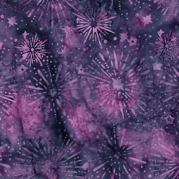Purple and pink abstract pattern on a dark background